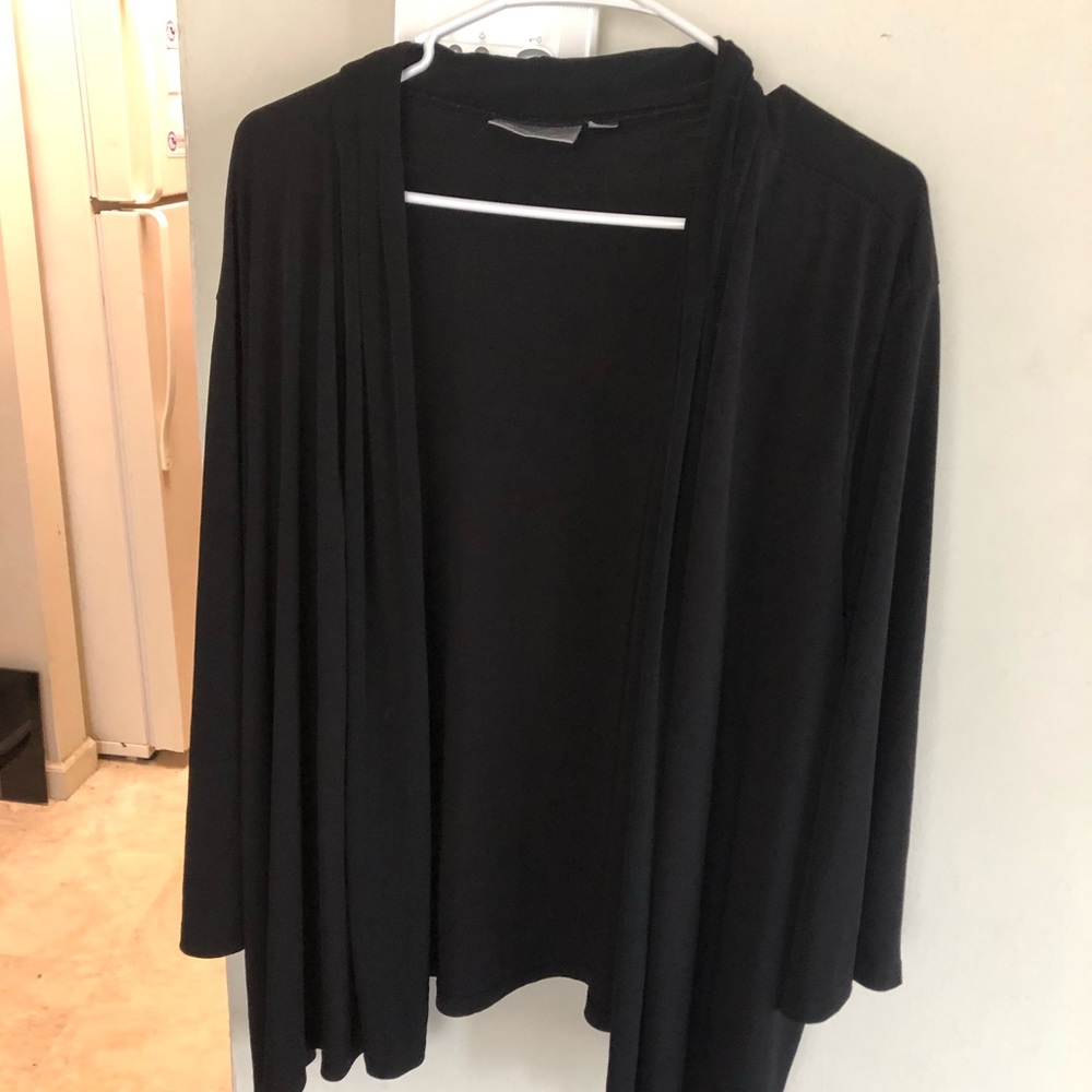 Black cardigan
